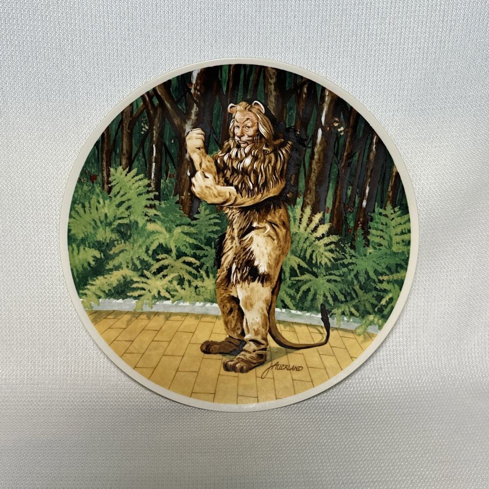 Knowles Wizard Of Oz If I Were King Plate Certificate Of Authenticity 8.5” W/Box